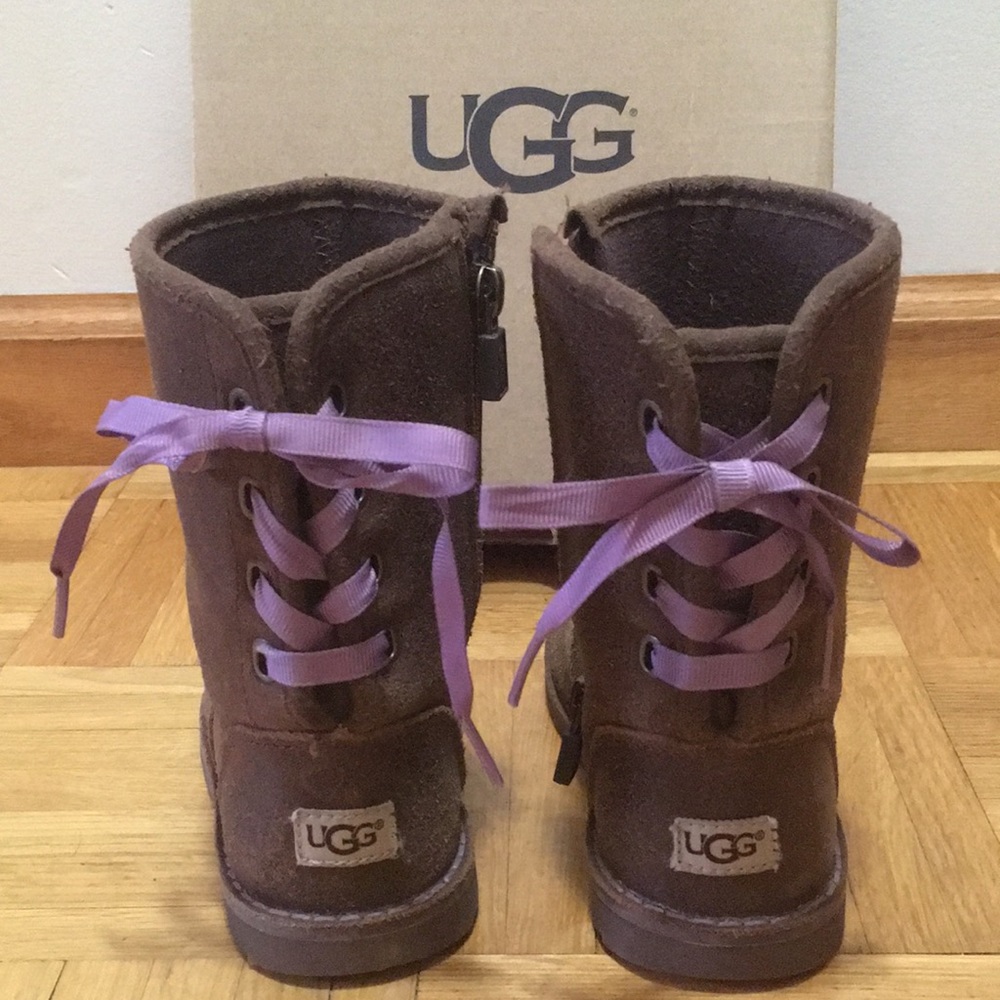 EUC Ugg Corene Brown Toddler Boots size 10